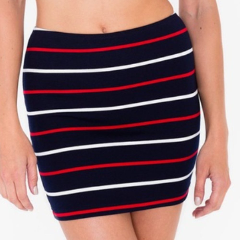 Striped Pencil Skirt